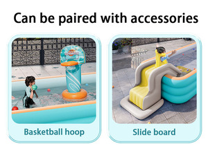 <span class=keywords><strong>Piscina</strong></span> Familiar Inflable Grande para Adultos y Niños, <span class=keywords><strong>Piscina</strong></span> Interior y Exterior - Product Image 4