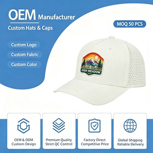 Nueva Gorra de Béisbol de 6 Paneles con Aplique Bordado, Visera Plana, Ajustable con Cierre a Presión y Tejido de Espiga - Product Image 1