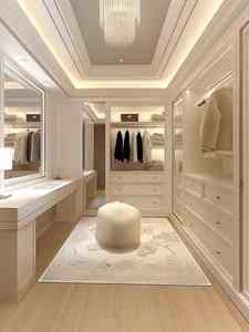 Armario de aluminio de madera contemporáneo 2025, conjunto de muebles de dormitorio de madera, armario personalizado, armario para caminar, guardarropa - Product Image 6