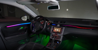 Für Volkswagen VW CC Passat B7 2013-2018 Ambientebeleuchtung Symphony Piano Black Zierleisten Auto-Innenraum LED-Licht Upgrade-Kit