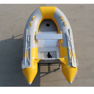 Bateau gonflable certifié CE avec moteur à bas <span class=keywords><strong>prix</strong></span> Matériau pour la pêche en lac Type de puissance avec plancher en fibre de verre en aluminium - Product Image 2