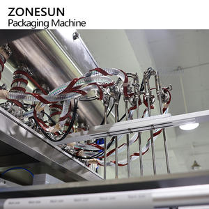 ZONESUN ZS-FS350Y-2 Máquina Automática de Llenado y Sellado de Sobres con Servomotor de Doble Carril y 4 Lados para Pasta, Champú, Loción, Líquido y Aceite - Product Image 3