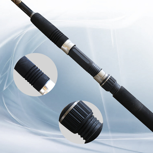 Canne da Pesca in Fibra di Vetro a 2 Sezioni da 1,95m con Impugnatura in EVA per Pesca in Acqua Dolce in Laghi, Torrenti e Fiumi - Product Image 5