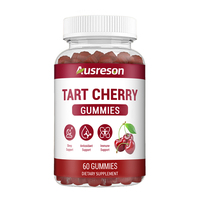 Gummies de cerise aigre 100 % naturelles OEM, complément alimentaire à base de plantes pour le soutien des articulations, la récupération musculaire et le sommeil, extrait de cerise aigre
