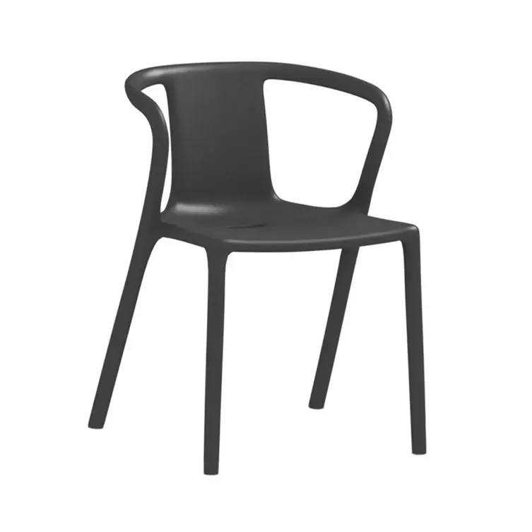 A buon mercato nero forte retrò Designer modellato poltrona di plastica da pranzo sedia per la vendita HYX-606