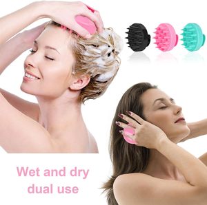 Brosse de massage en TPE souple, vente directe usine, brosse à cheveux humide et sèche de haute qualité, soin du cuir chevelu, brosse de lavage des cheveux - Product Image 4