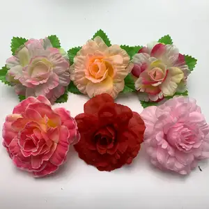 結婚式のブーケブライダルのためのホットセール春人工シルクローズブーケ花