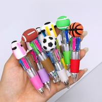 Bolígrafo Retráctil Multicolor con Diseño de Robot Deportivo 4 en 1, Ideal para Niños, Estudiantes y como Regalo