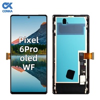Écran tactile LCD complet pour Google Pixel 6 6A 6Pro avec garantie 1 an, haute qualité, Conka OEM, noir, 100 % testé