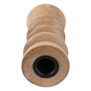 Portacandele in legno naturale, rustico, per centrotavola, decorazioni per matrimoni, tavolo da caffè - Product Image 6