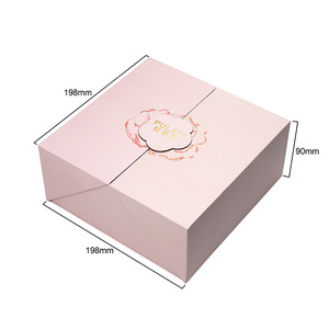 Cajas de Regalo de Papel Rosa Personalizadas con Doble Puerta, Cajas de Embalaje de Lujo para Cosméticos, Chocolates y Recuerdos de Boda con Logotipo en Relieve - Product Image 5