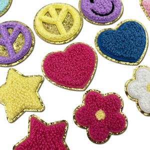 Écusson en chenille brodé en 3D personnalisable, logo, polyester, résine, badge en tissu thermocollé, motivationnel, chapeau, sweat-shirt, arc-en-ciel - Product Image 2