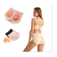 Women's Body Shape Artificial Butt Enhancer Silicone Push Up Padded Panties Butt Lifter Panty