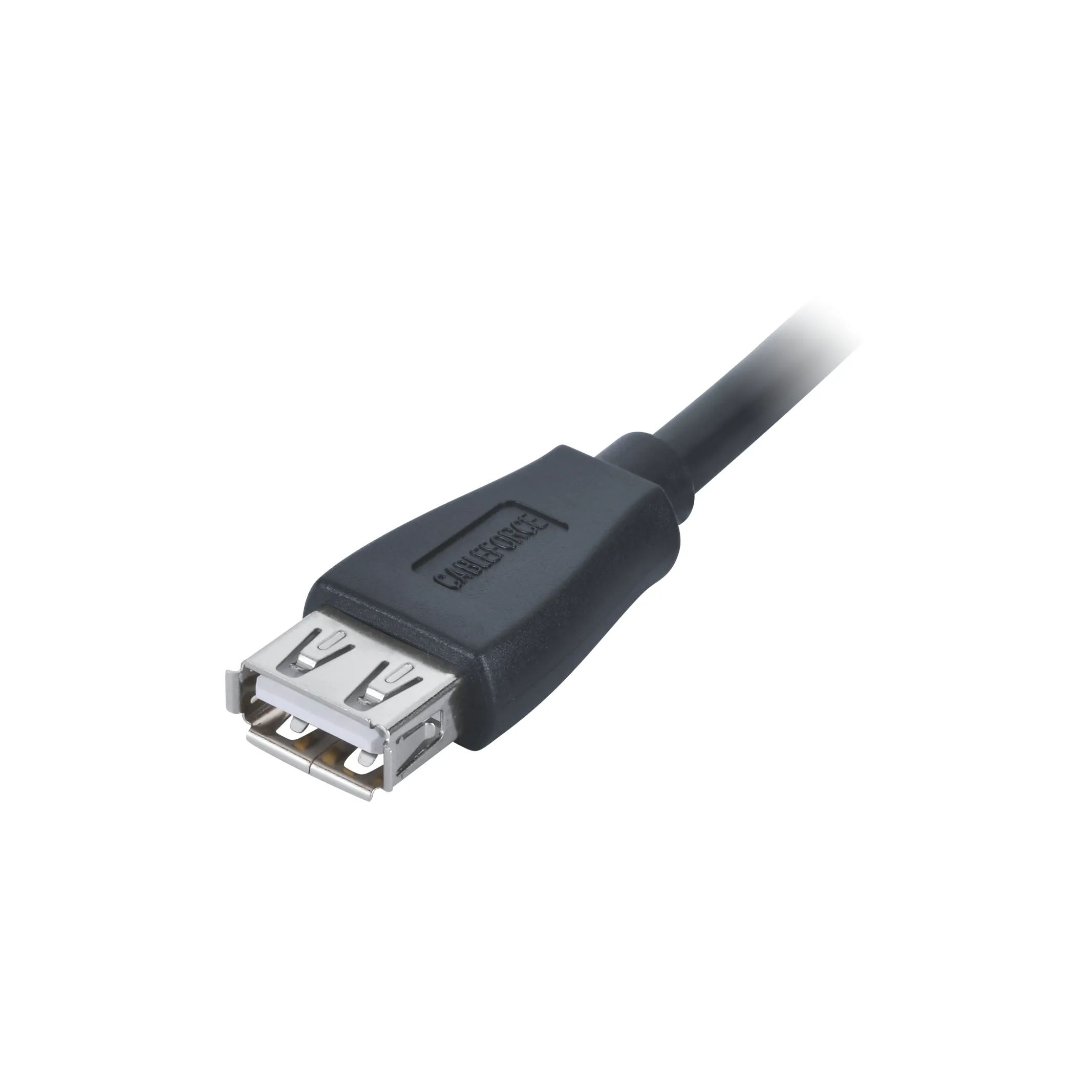 Hoge Snelheid Usb2.0 Connector Mannelijke Gegoten Pvc Awg 24 * 2c + Awg 28*1P Kabel, Kale Einde