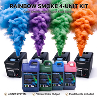 Liquide de fumée colorée de haute qualité, huile liquide pour machine à fumée colorée, capacité de 2 litres