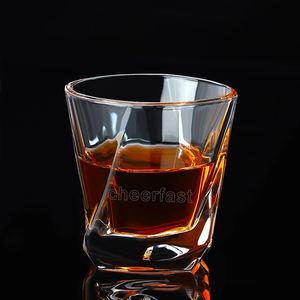 プロ仕様の丸型スクエアアイスバーグダイヤモンドウイスキーグラスと大容量300mlウイスキーグラス、ビジネス販促ギフトに - Product Image 4