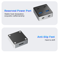 Hub USB 3.2 Gen 2 10Gbps, hub Sipolar 4 ports avec entrée d'alimentation Type-C, pour ordinateur portable MacBook Pro/Air