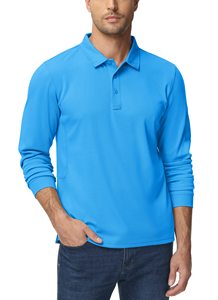 <span class=keywords><strong>Polo</strong></span> a Maniche Lunghe di Alta Qualità con Logo Personalizzato per Uomo, Maglietta <span class=keywords><strong>Polo</strong></span> a Maniche Lunghe in Maglia - Product Image 3