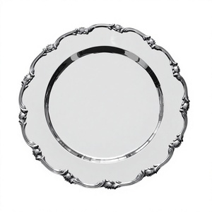 Plato Rectangular Vintage de Latón Grabado con Incrustaciones Doradas, Diseño Ecológico y Duradero para Bodas y Eventos - Product Image 1