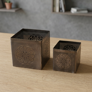 ชุดเชิงเทียนเหล็ก 2 ชิ้น - Product Image 3