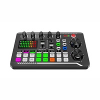 Carte son externe Xtuga F998, mixeur audio, PCI, BT 5.0, enregistrement, micro, haut-parleurs, podcast, console de sonorisation, studio, musique, DJ, live