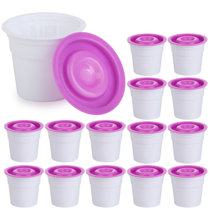 30 Cápsulas Desechables K-Cup <span class=keywords><strong>con</strong></span> <span class=keywords><strong>Filtro</strong></span> y Tapas <span class=keywords><strong>de</strong></span> Plástico, Recipientes Frescos para Cafeteras Keurig 1.0 y 2.0, Cápsulas <span class=keywords><strong>de</strong></span> Café Vacías - Product Image 2