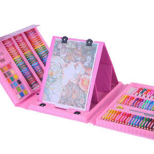 Jouet de <span class=keywords><strong>dessin</strong></span> pour enfants, fournitures scolaires d'art de haute qualité, papeterie de peinture, ensemble de crayons de couleur, De Arte, 208 pièces, ensembles d'art - Product Image 3