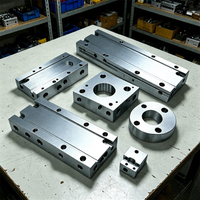 Pièces usinées CNC en aluminium de précision sur mesure, service de fraisage et de tournage, revêtement de surface, logo personnalisé, raccords mécaniques