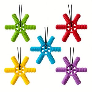 Nuevo Diseño de Juguetes Sensoriales Masticables Personalizados para Niños Autistas con TDAH, Mordedor de Silicona para Bebés, Juguete Suave No Tóxico WoXing 0-4 - Product Image 1