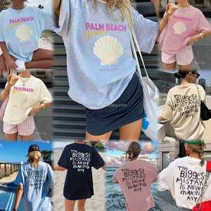 Ladies Casual Summer Outdoor Sports Top Gold Lip Print T-Shirt Short Sleeves Flannel Denim Batik Fabric Saisonnier Holiday Gift - Product Image 3