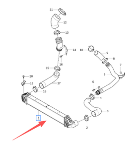 OE 31338473 pour <span class=keywords><strong>VOLVO</strong></span> V40 <span class=keywords><strong>V70</strong></span> S80 <span class=keywords><strong>Intercooler</strong></span>, Système de refroidissement automobile <span class=keywords><strong>Intercooler</strong></span> - Product Image 6