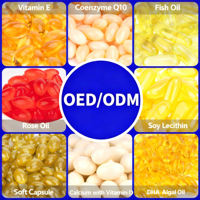Complément alimentaire nutritionnel de marque OEM/ODM contenant de l'astaxanthine et diverses vitamines. Capsules molles d'astaxanthine.