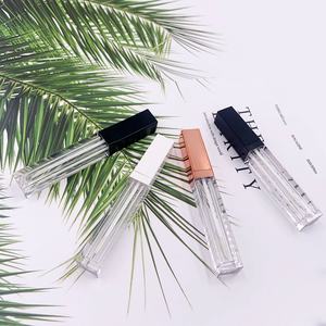 Échantillon gratuit de tubes vides pour gloss à lèvres noirs, tubes carrés pour gloss à lèvres - Product Image 2