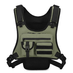Outdoor Tactical Chest Bag, Men's Running and Cycling Men's Chest Bag, Large-capacity Multi-pocket Vest Backpack - Product Image 2
