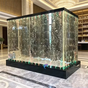 Acrylic Laser Cut Contemporary Bubble Wall Waterfall Panel Indoor Wall <b>Partition</b> for Restaurant Hotel Bar Decor LED Luminous - Product Image 4