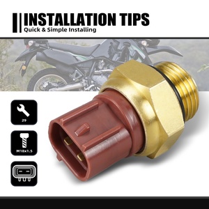 NiceCNC Radiateur Cool Fan Thermo Switch pour <span class=keywords><strong>KTM</strong></span> 950 <span class=keywords><strong>990</strong></span> Adventure <span class=keywords><strong>ADV</strong></span> S Supermoto 1190 RC8/R 690 DUKE ENDURO SMC 60035045000 - Product Image 5