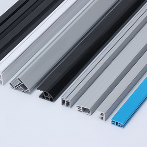 Profilés en plastique extrudé décoratifs sur mesure en usine, profilés en plastique rigide extrudé, PVC, ABS, PP, PE, profilés coulissants en plastique - Product Image 1