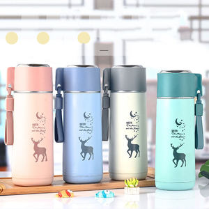 सुंदर 450 मिली स्टार हिरण ग्लास पानी की बोतल उपहार विज्ञापन कप स्मृति मुद्रण कप की बोतल - Product Image 3