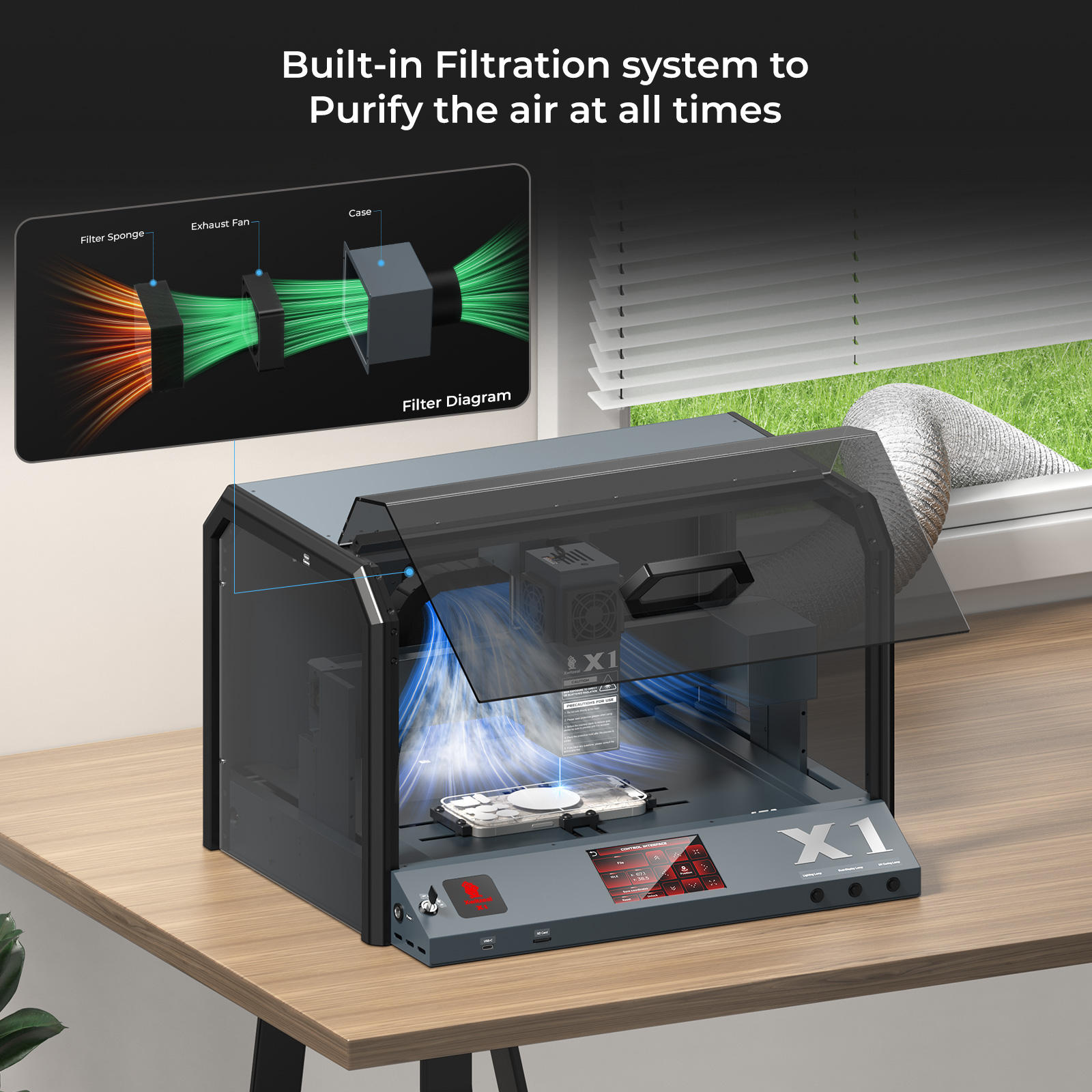 Xwitzeal X1 20w Mini Laser Machine - Precise Phone Glass Removal
