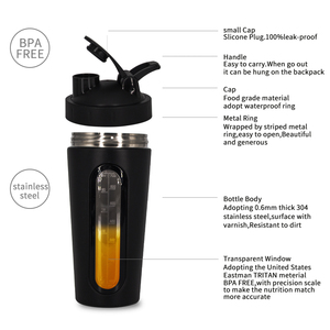 700Ml Dung Tích Cá Nhân Phòng Tập Thể Dục Thể Thao Thép Không Gỉ <span class=keywords><strong>Shaker</strong></span>, Tùy Chỉnh Được Thực Hiện Bởi TooFeel Nhà Máy Thâm Quyến - Product Image 5