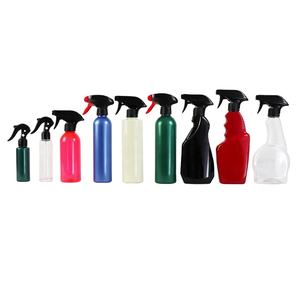 विभिन्न आकार 500 मिलीलीटर पालतू स्पष्ट रंग प्लास्टिक स्प्रे बोतल गोल या फ्लैट डिजाइन में - Product Image 1