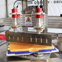 Cortador de Pastel de Mousse en Capas Triangulares, Máquina de Corte Automática para Pastel Congelado, Pastel de Mousse, Pastel de Queso