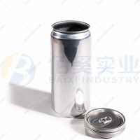 Canette en aluminium vide recyclable standard ou personnalisée de 250 ml, 330 ml, 500 ml pour l'emballage de boissons avec service OEM ODM