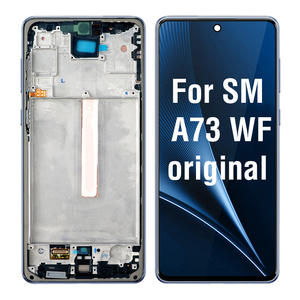 Display AMOLED 100% Originale per <span class=keywords><strong>Samsung</strong></span> <span class=keywords><strong>A73</strong></span> con Cornice, Sostituzione Digitalizzatore per Cellulari, Vendita all'Ingrosso di Fabbrica - Product Image 1