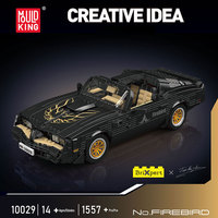 MOULD KING-Modèle de voiture technique de course pour garçons avec boîte de présentation, cadeau d'anniversaire, briques MOC pour enfants, 10029
