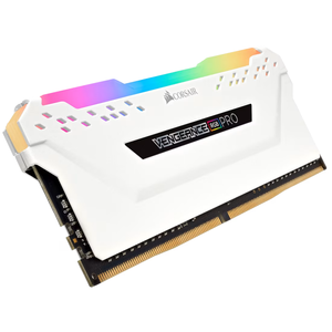 ลดราคาพิเศษ ชุดหน่วยความจำเดสก์ท็อป Cor Sair 16GB (8GB X 2) DDR4 3600 พร้อมไฟ <span class=keywords><strong>Vengeance</strong></span> <span class=keywords><strong>RGB</strong></span> PRO สีขาว รุ่นสำหรับเล่นเกม - Product Image 1