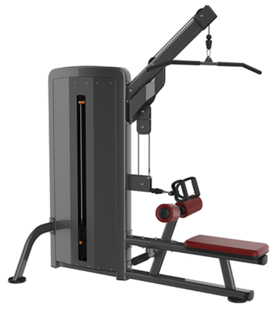 Commercial Seated Long Pull Row Machine for Gym Strength Training ODM/OEM Back Exercise Equipment Heavy Duty Steel Construction