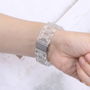 <span class=keywords><strong>Bracelet</strong></span> de <span class=keywords><strong>luxe</strong></span> pour <span class=keywords><strong>Apple</strong></span> <span class=keywords><strong>Watch</strong></span> Ultra, <span class=keywords><strong>bracelet</strong></span> en PC scintillant pour femmes, <span class=keywords><strong>bracelet</strong></span> de montre intelligente à 3 perles pour iWatch 49 mm 46 mm 45 mm 40 mm - Product Image 2