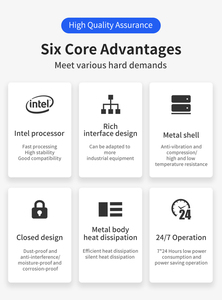 Bộ Định Tuyến Tường Lửa Mới Pfsense In-Tel J4125 3865U 6405U N5105 N6005 I3 I5 I7 6 * RJ45 COM 4USB AES-NI <span class=keywords><strong>PC</strong></span> <span class=keywords><strong>Mini</strong></span> Không Quạt Máy Chủ Cổng - Product Image 6