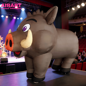 Costume gonflable de <span class=keywords><strong>sanglier</strong></span> de dessin animé pour défilé de carnaval, costume d'animal gonflable personnalisé pour présentation de props - Product Image 6